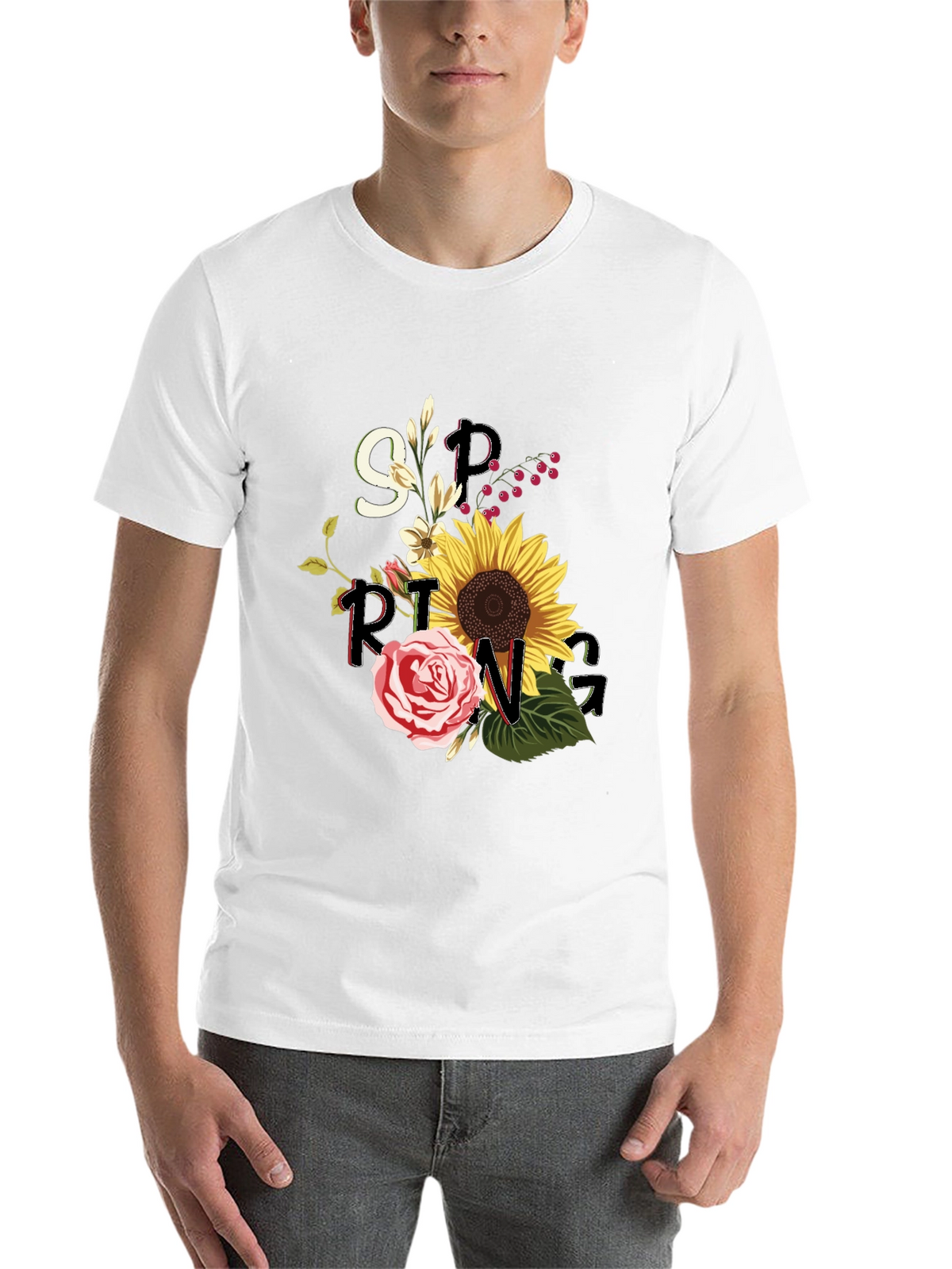 Spring Floral Graphic Tee