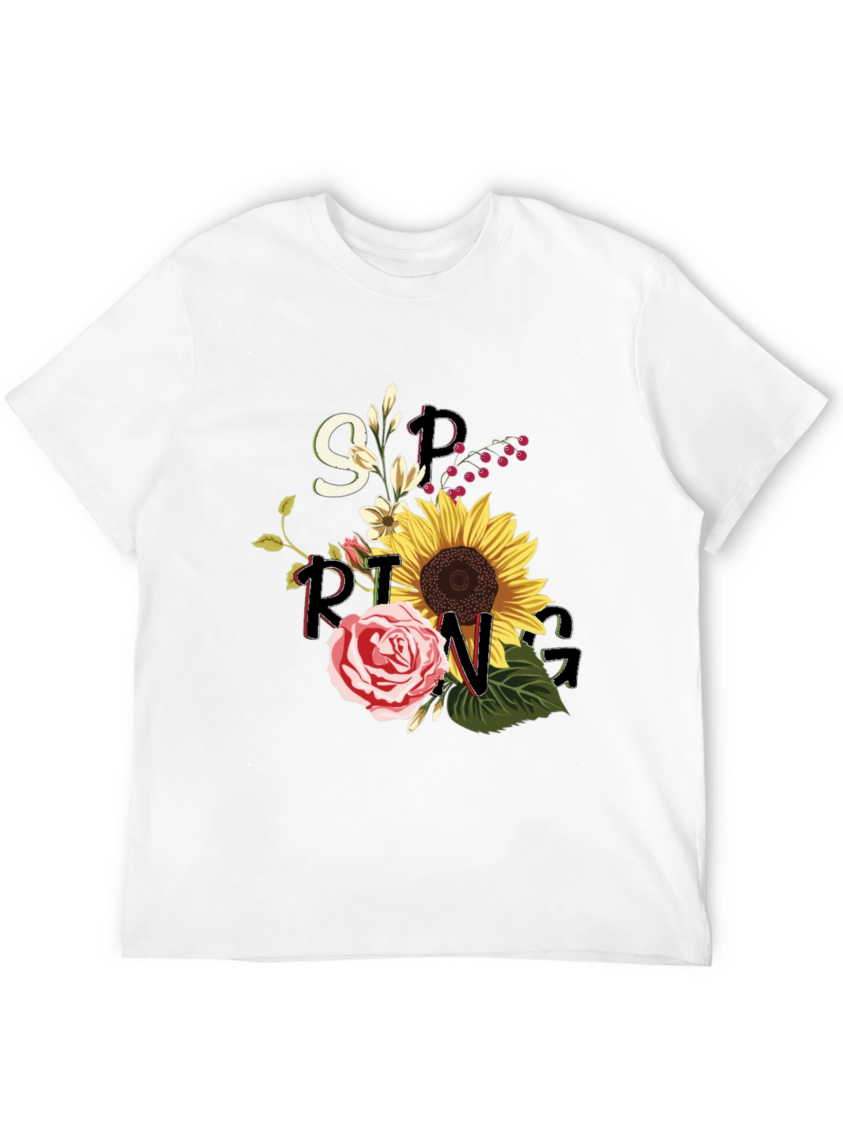 Spring Floral Graphic Tee