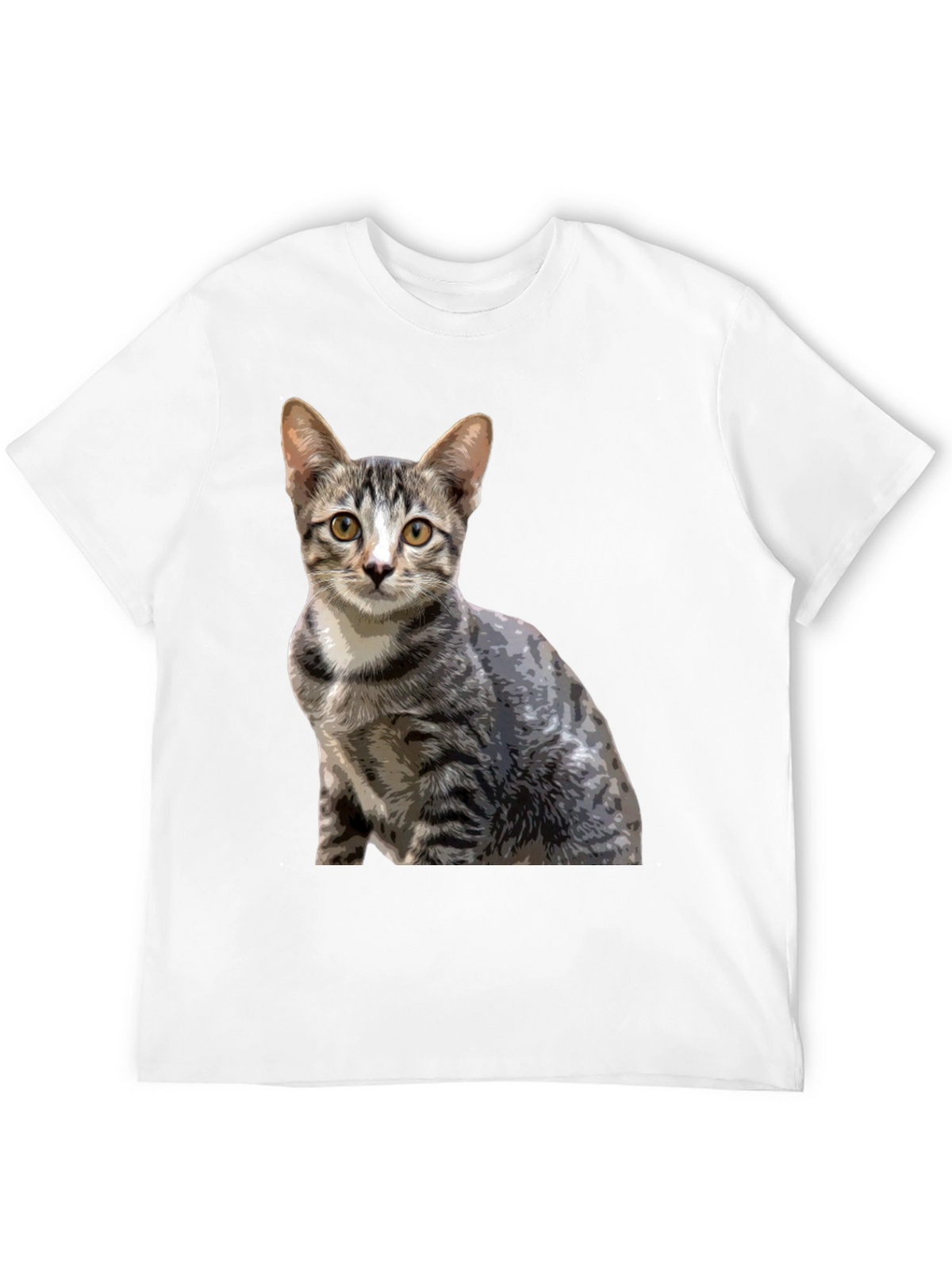 Cool Cat Graphic T-Shirt - Unisex Black Tee