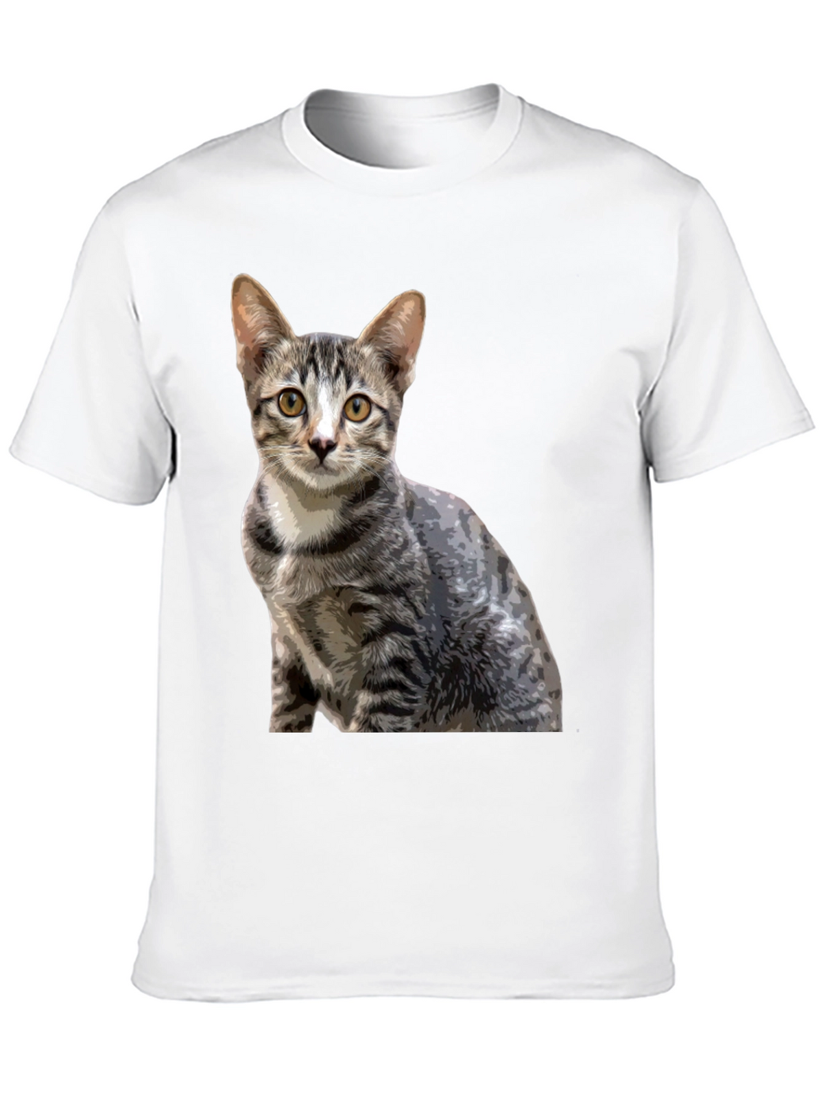 Cool Cat Graphic T-Shirt - Unisex Black Tee