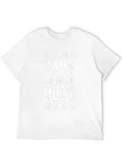 Camo & Country Music T-Shirt - Count Me In!