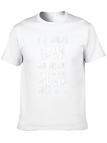 Camo & Country Music T-Shirt - Count Me In!