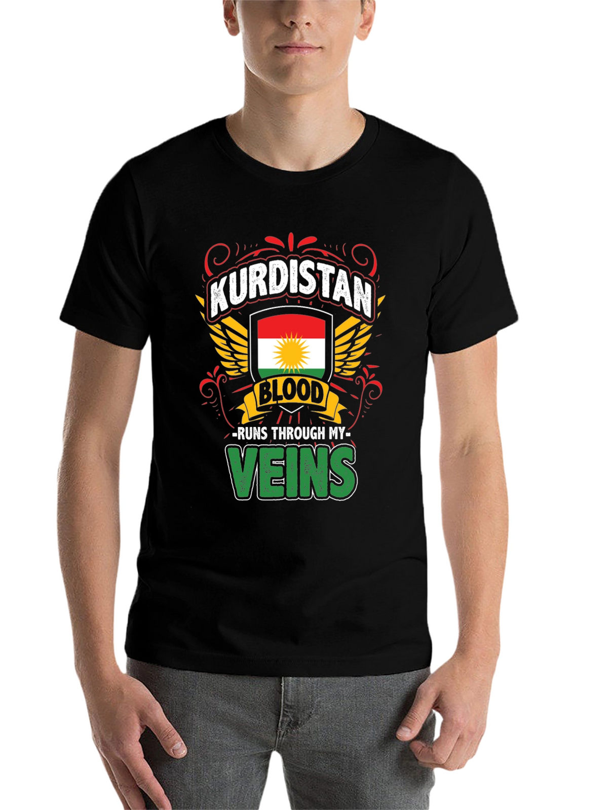Kurdistan Blood Runs Through My Veins T-Shirt
