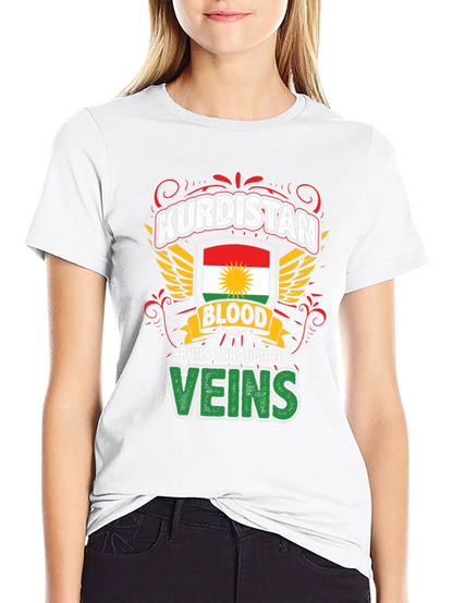Kurdistan Blood Runs Through My Veins T-Shirt