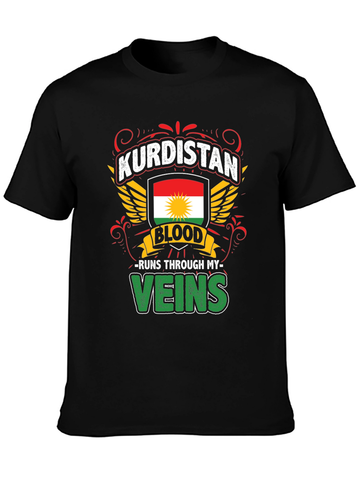Kurdistan Blood Runs Through My Veins T-Shirt