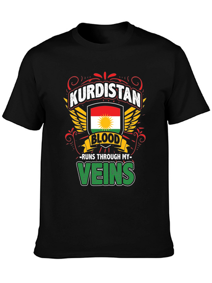 Kurdistan Blood Runs Through My Veins T-Shirt