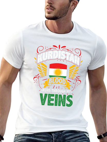 Kurdistan Blood Runs Through My Veins T-Shirt