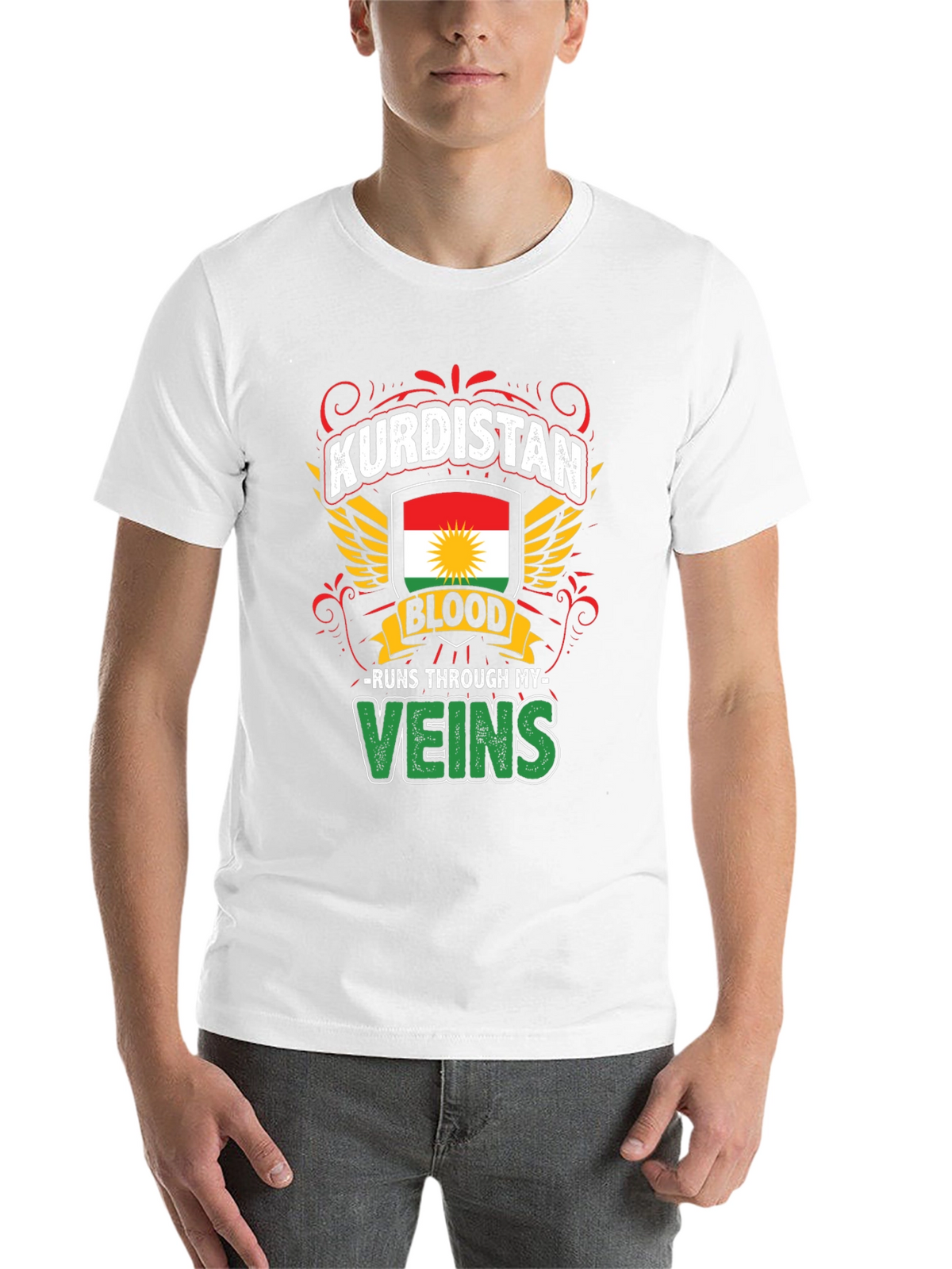 Kurdistan Blood Runs Through My Veins T-Shirt