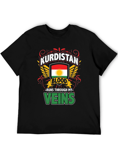 Kurdistan Blood Runs Through My Veins T-Shirt