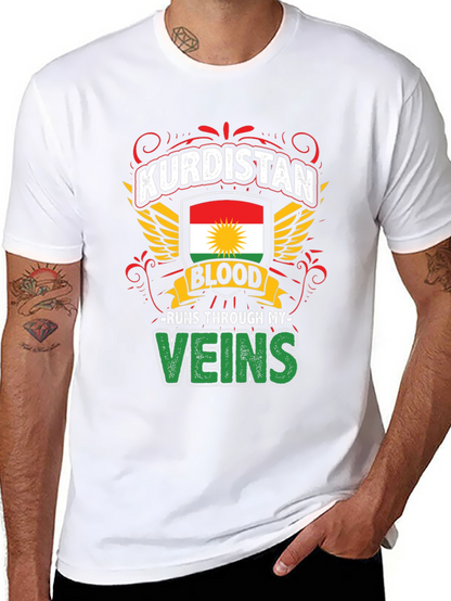 Kurdistan Blood Runs Through My Veins T-Shirt