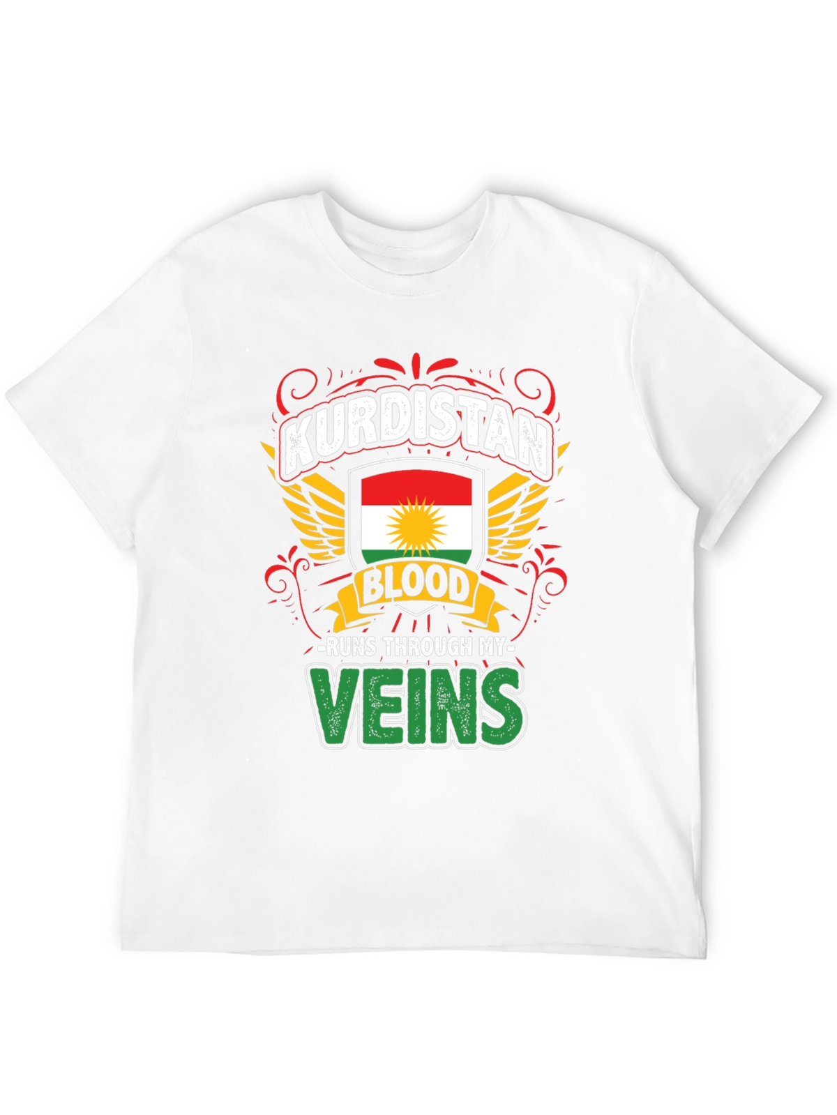 Kurdistan Blood Runs Through My Veins T-Shirt