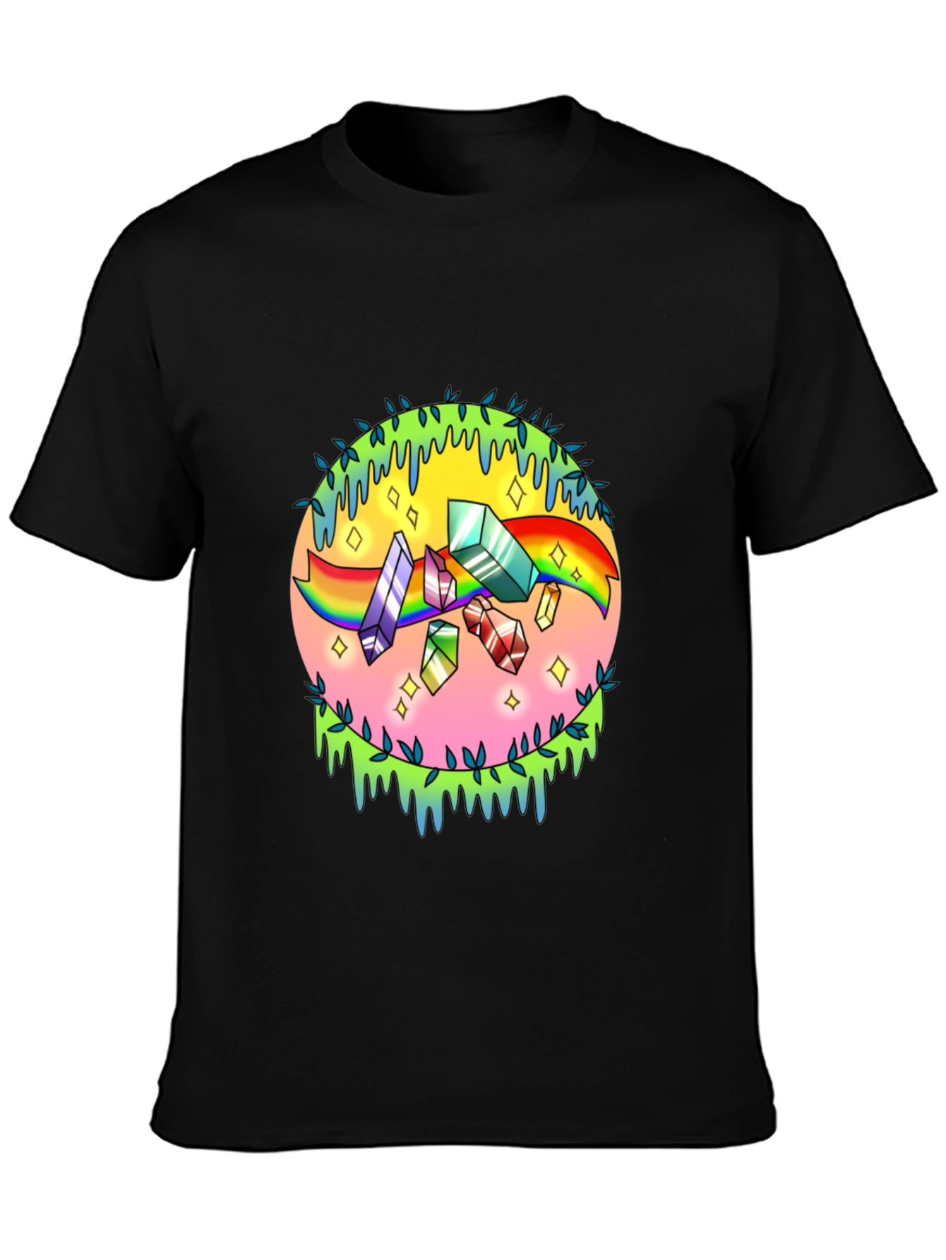 Crystal Rainbow Graphic Tee