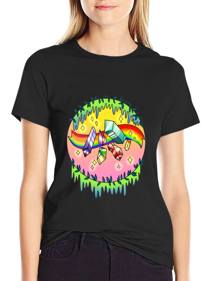 Crystal Rainbow Graphic Tee