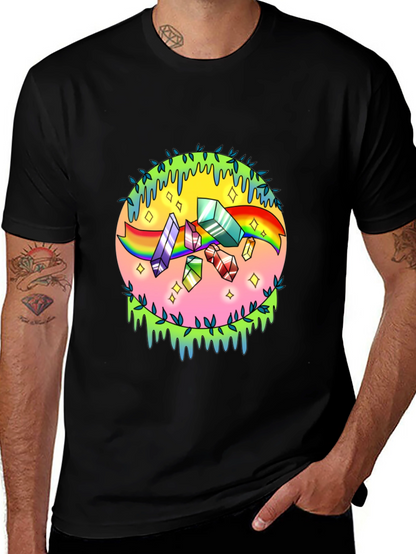Crystal Rainbow Graphic Tee