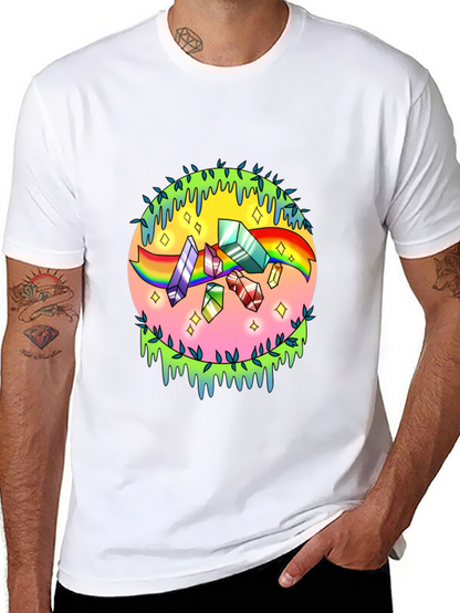 Crystal Rainbow Graphic Tee