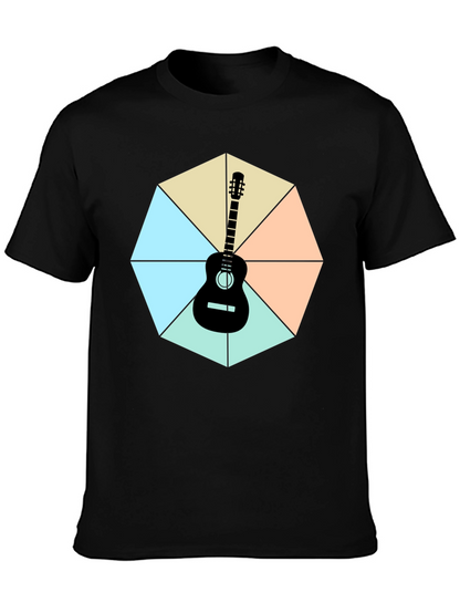 Guitar Geometric Graphic Tee