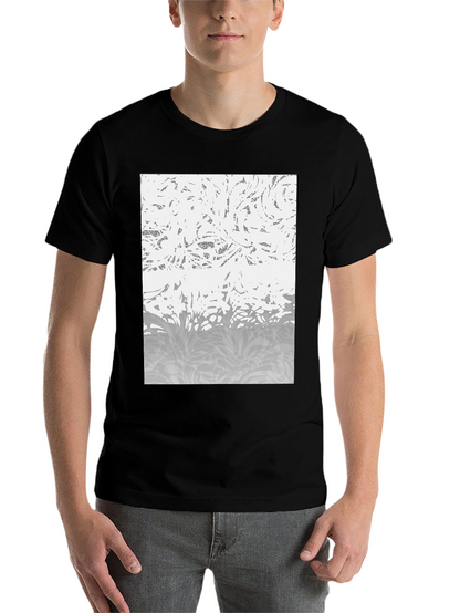 Abstract Pattern Black T-Shirt