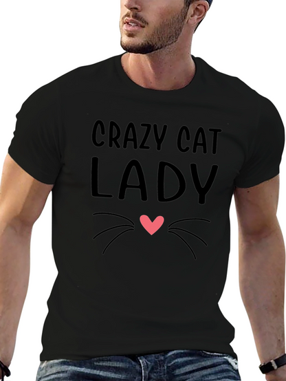 Crazy Cat Lady T-Shirt - Novelty Tee
