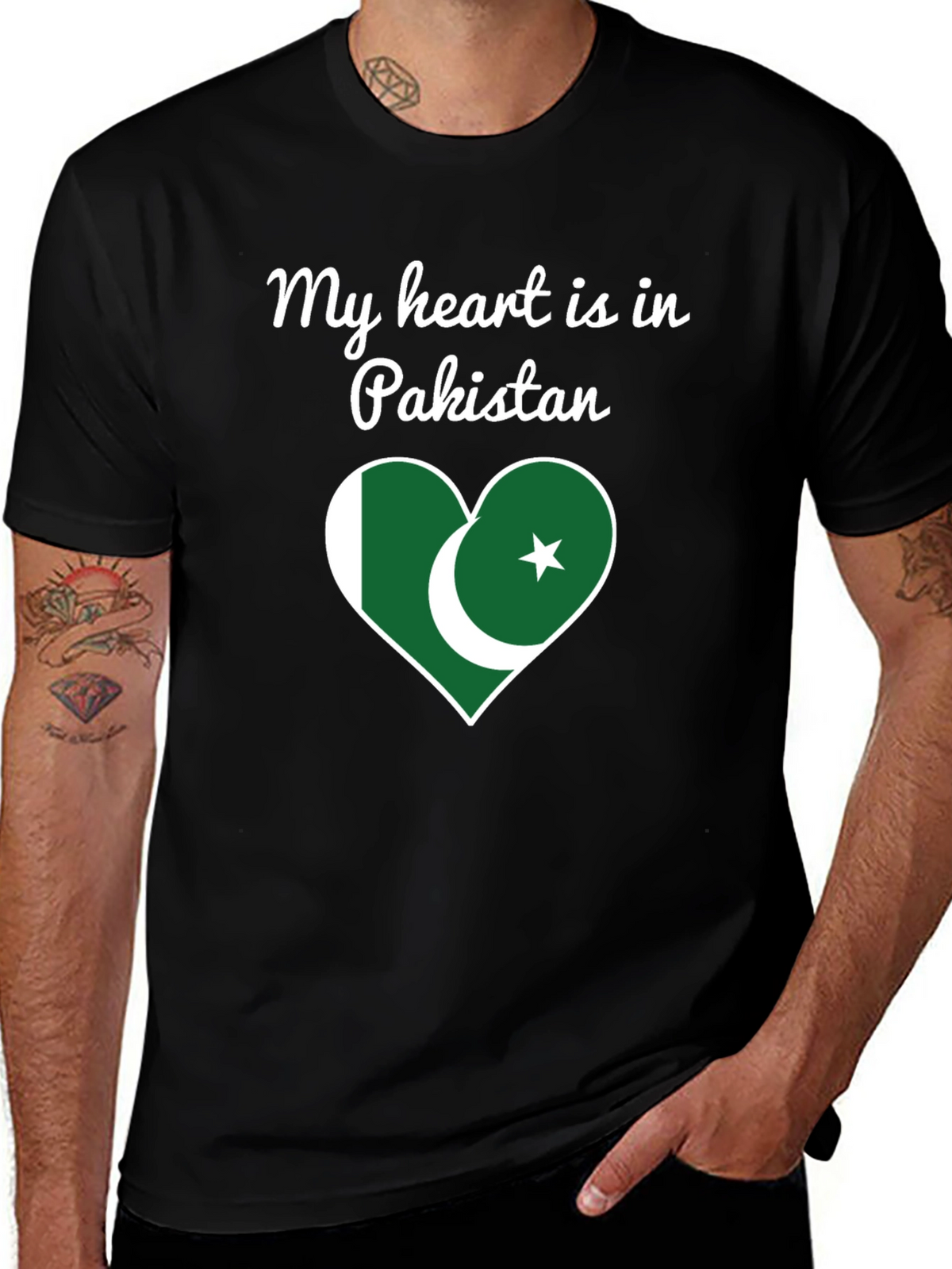 Pakistan Heart T-Shirt - Show Your Love!