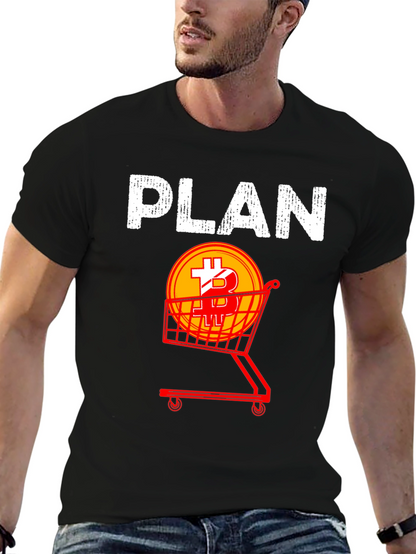 Bitcoin Shopping Plan Graphic Tee