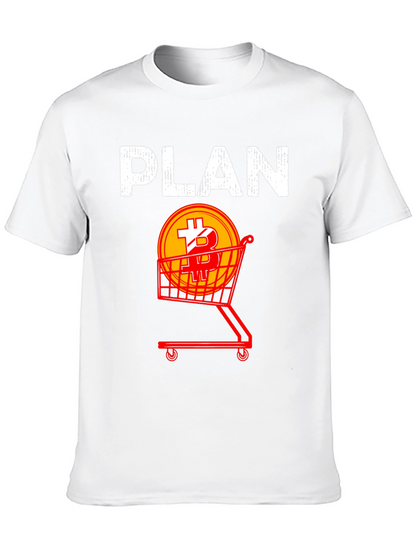 Bitcoin Shopping Plan Graphic Tee