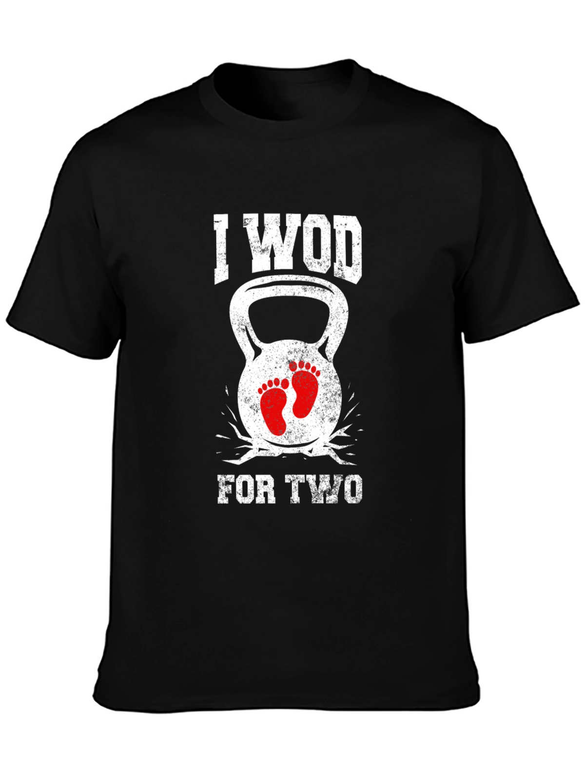 I WOD For Two Pregnancy Announcement Shirt