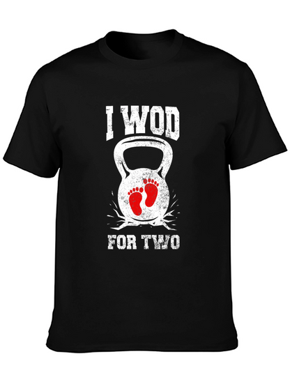 I WOD For Two Pregnancy Announcement Shirt