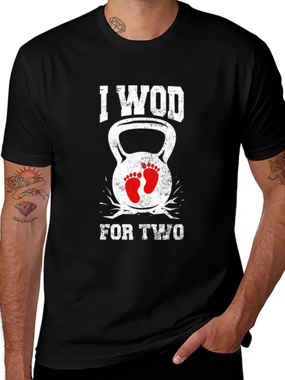 I WOD For Two Pregnancy Announcement Shirt
