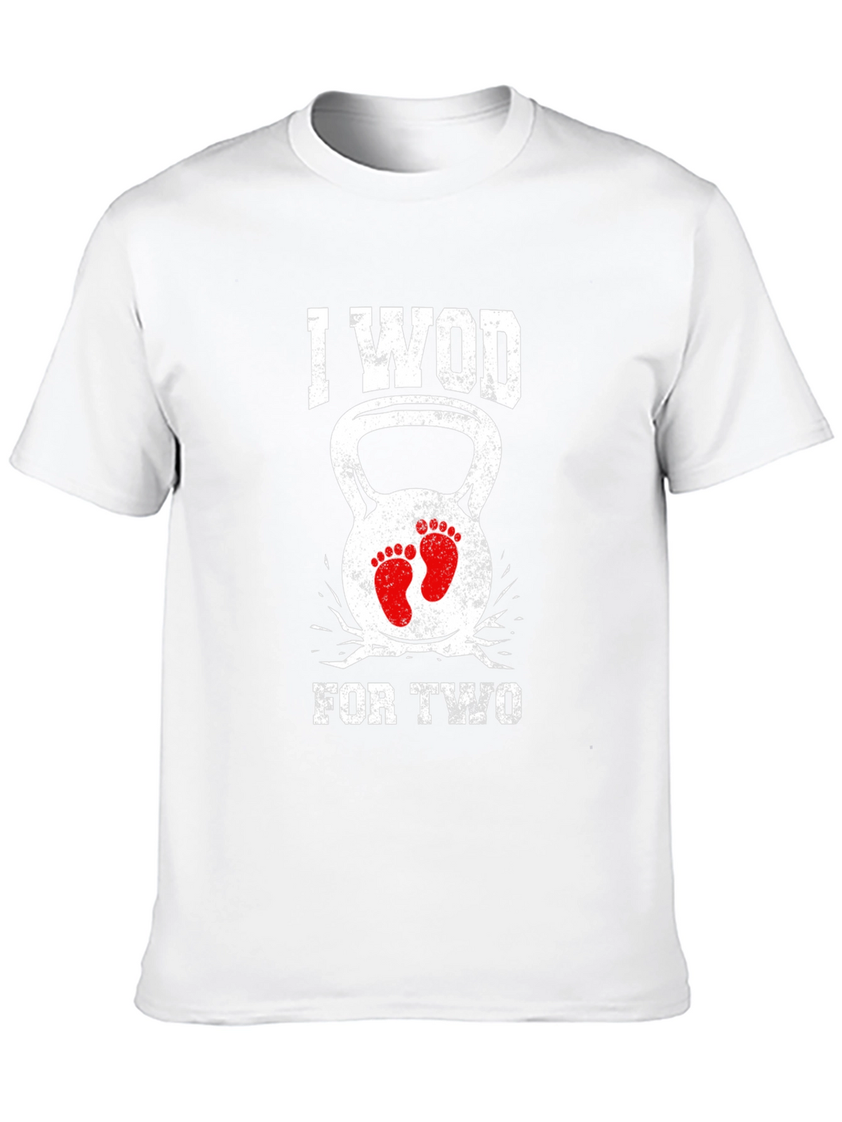 I WOD For Two Pregnancy Announcement Shirt