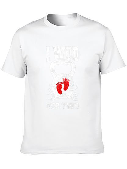 I WOD For Two Pregnancy Announcement Shirt