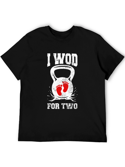 I WOD For Two Pregnancy Announcement Shirt
