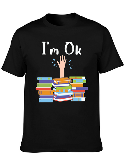 Im Ok Drowning in Books T-Shirt