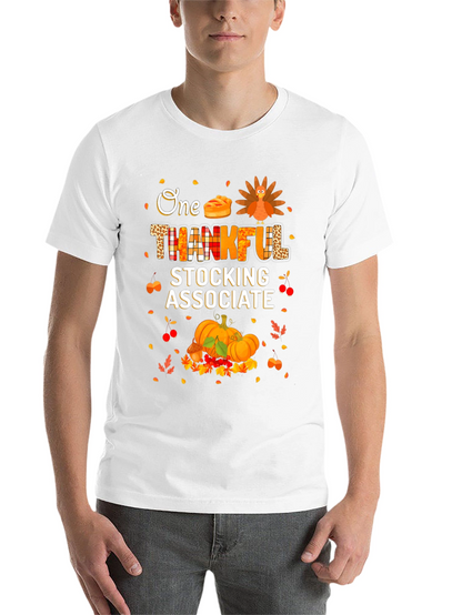 Thankful Stocking Associate Thanksgiving T-Shirt