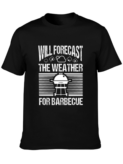 Funny BBQ Weather Forecast T-Shirt
