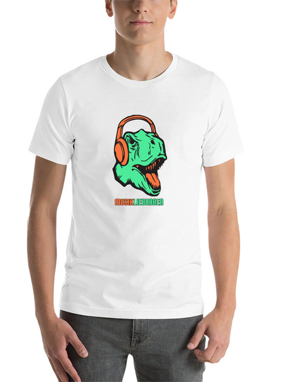 Dino Music Lover T-Shirt - Graphic Tee