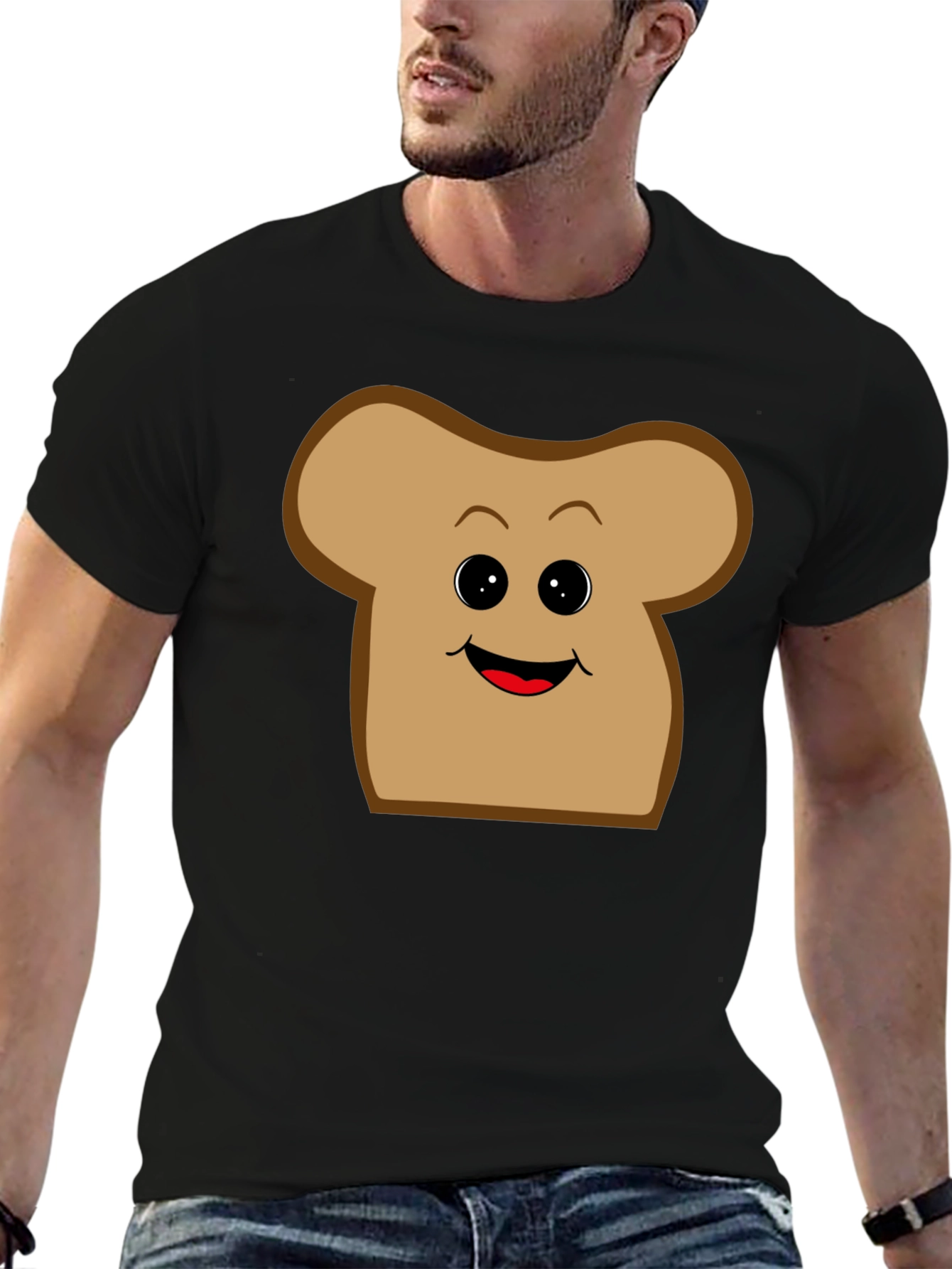 Toast Face Graphic T-Shirt