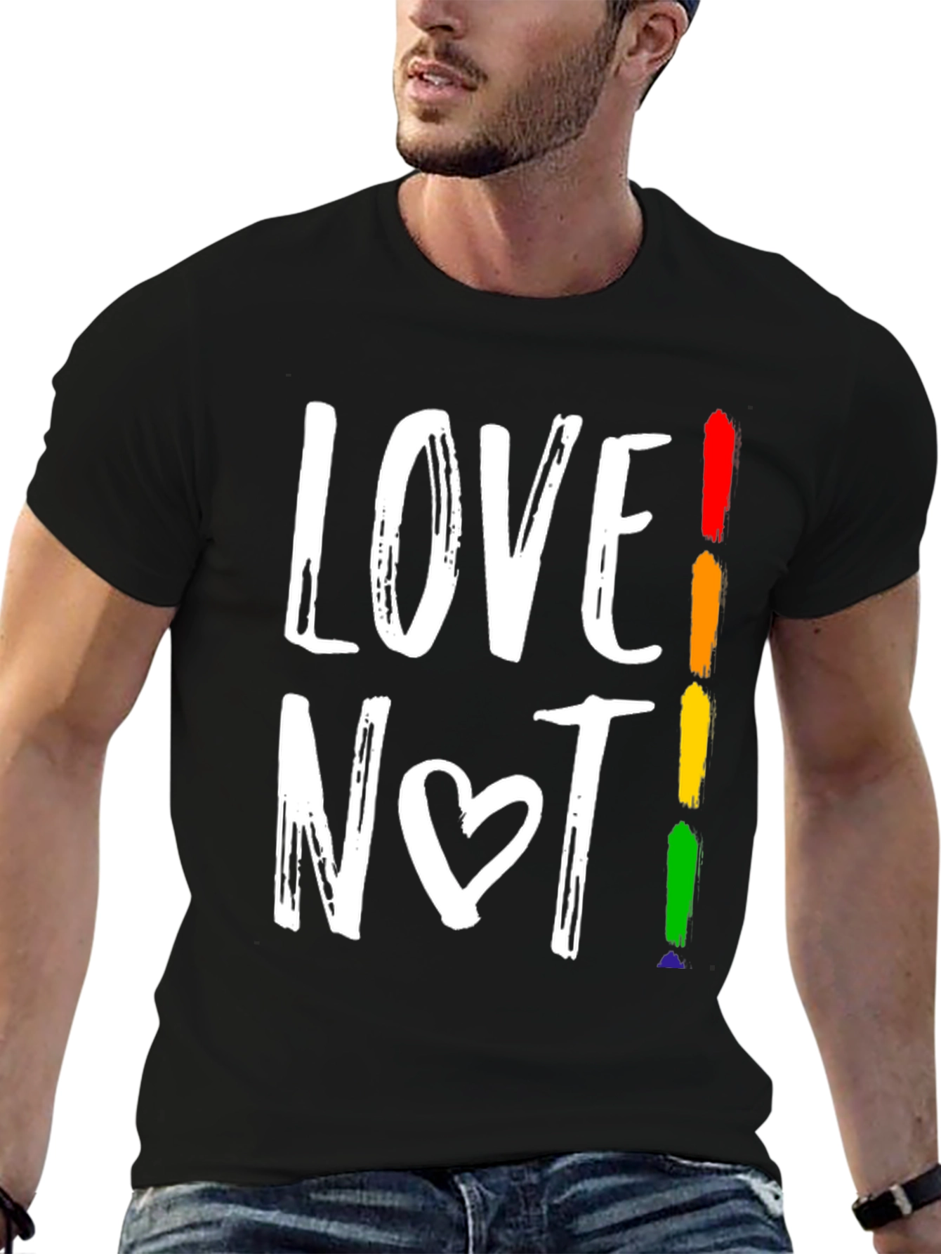 Love Not! LGBTQ+ Pride Graphic Tee