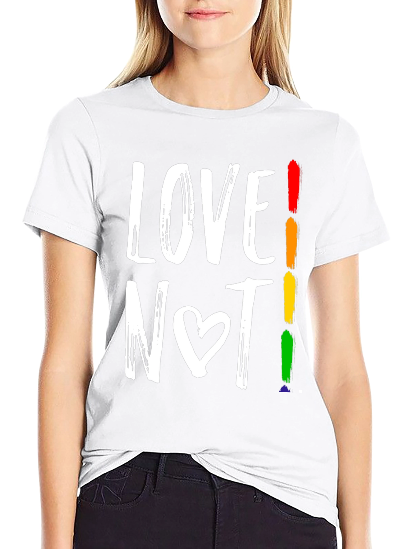 Love Not! LGBTQ+ Pride Graphic Tee