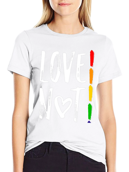 Love Not! LGBTQ+ Pride Graphic Tee