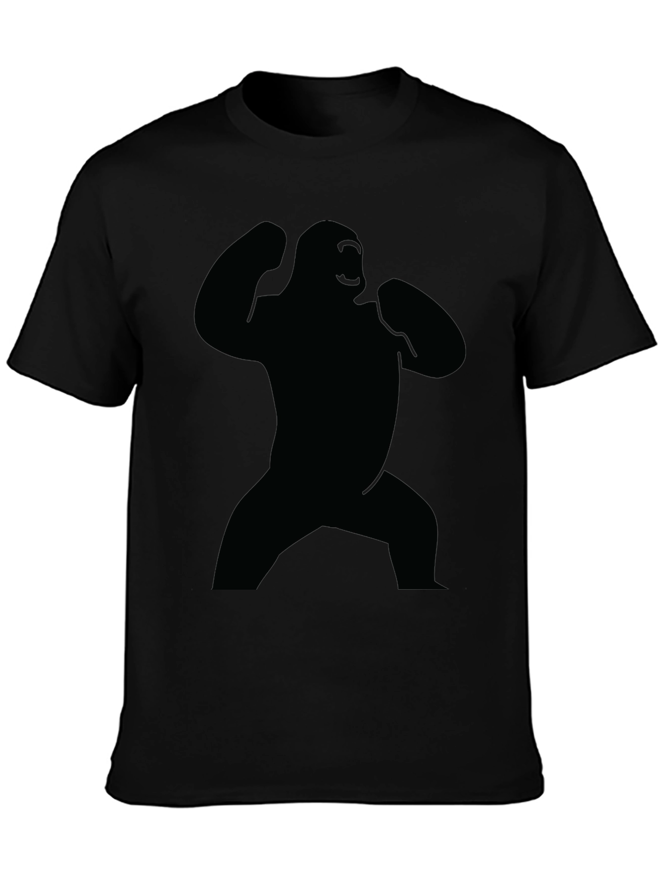 King Kong Silhouette Black T-Shirt