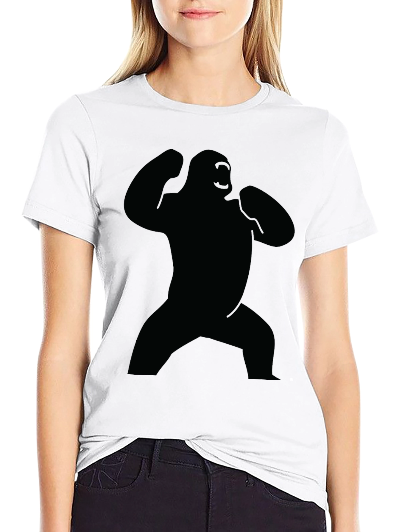 King Kong Silhouette Black T-Shirt