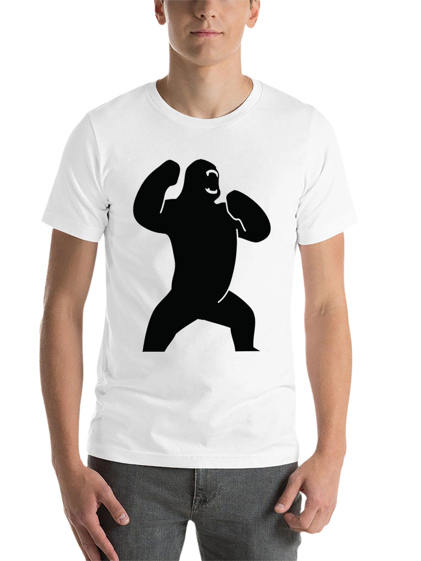 King Kong Silhouette Black T-Shirt