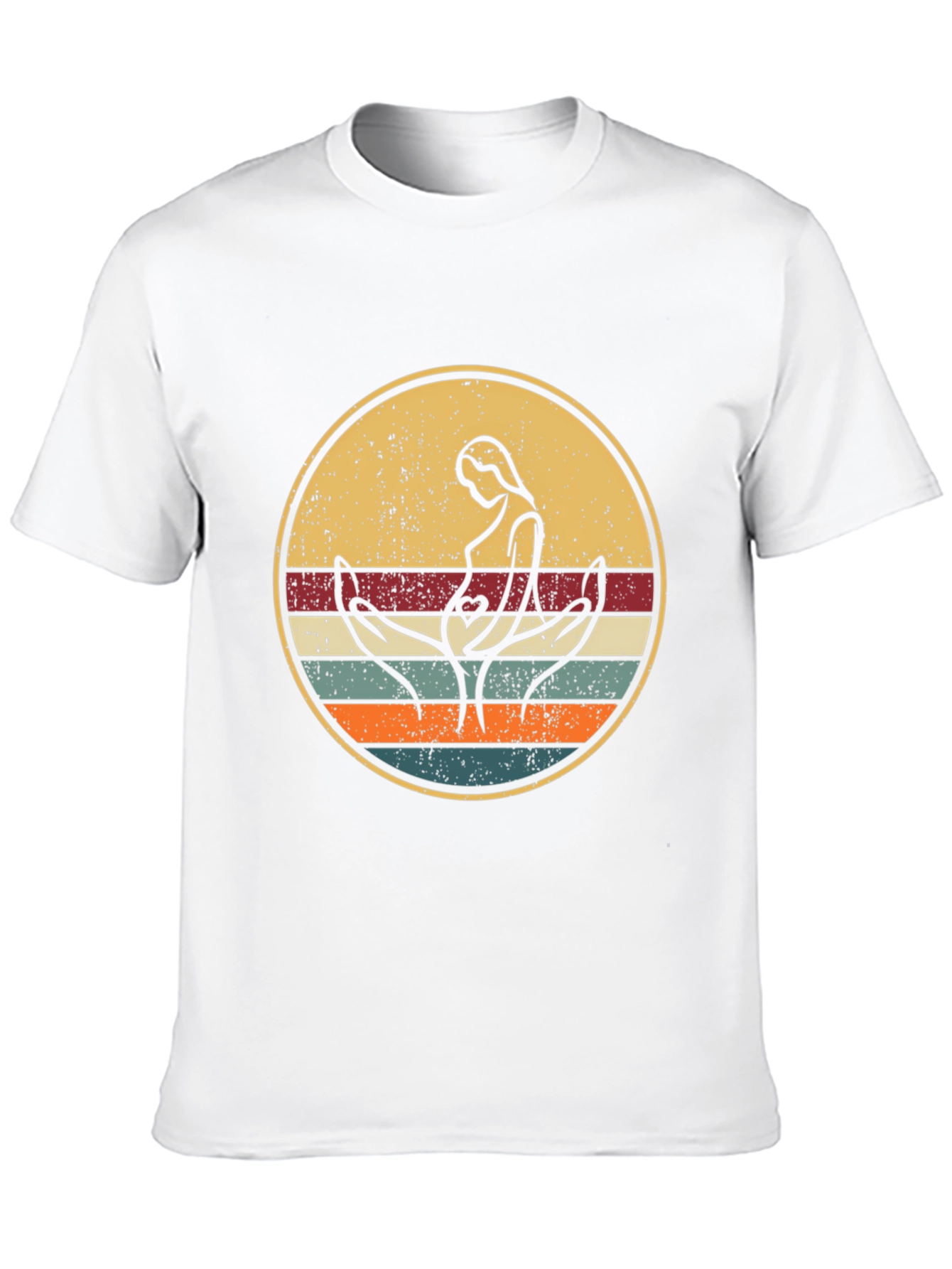 Retro Pregnancy Support T-Shirt