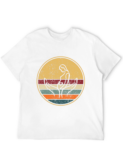 Retro Pregnancy Support T-Shirt