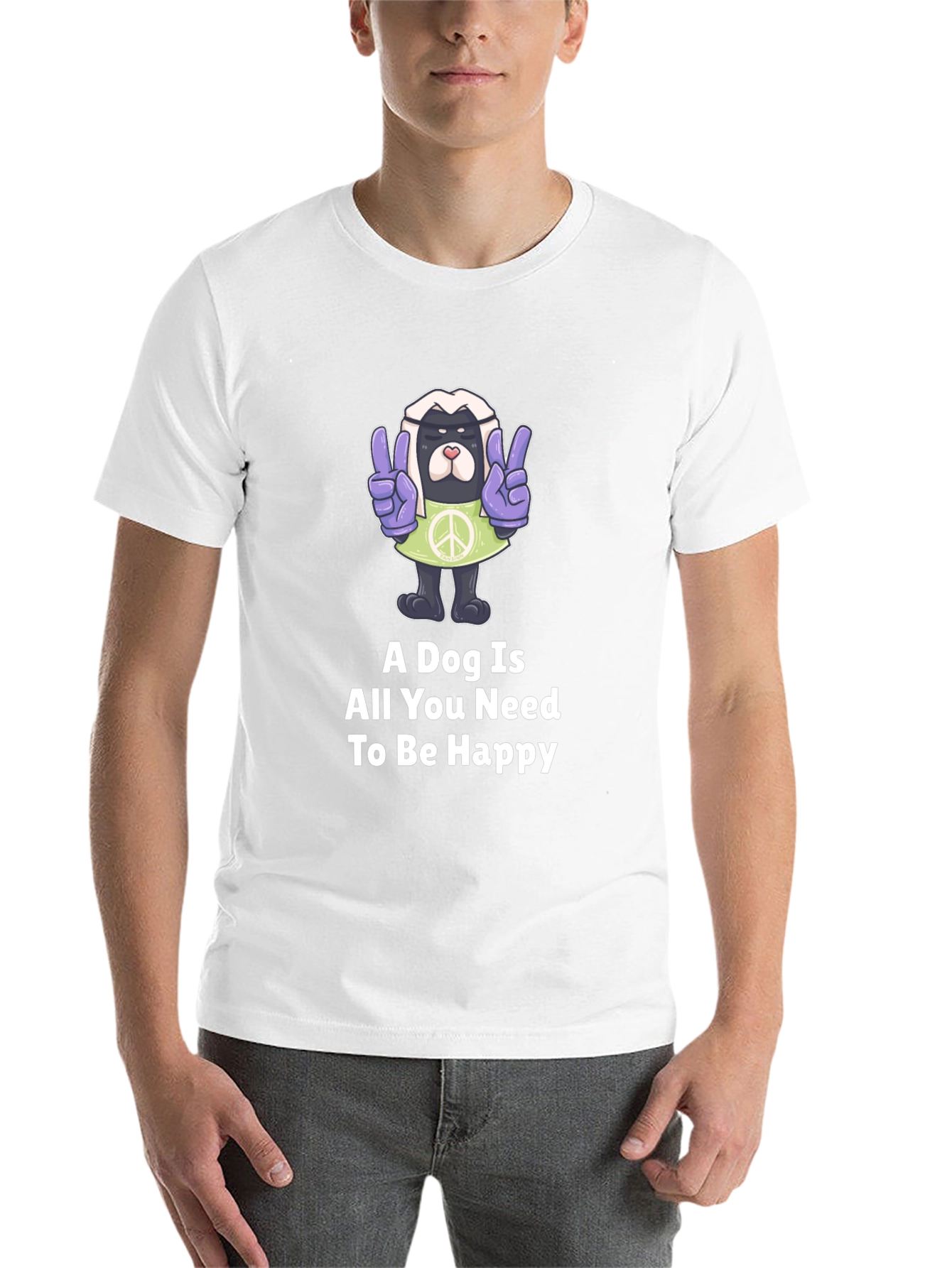 Dog Peace T-Shirt: A Dog is All You Need