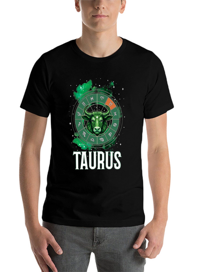 Taurus Zodiac Graphic Tee - Bull Sign T-Shirt