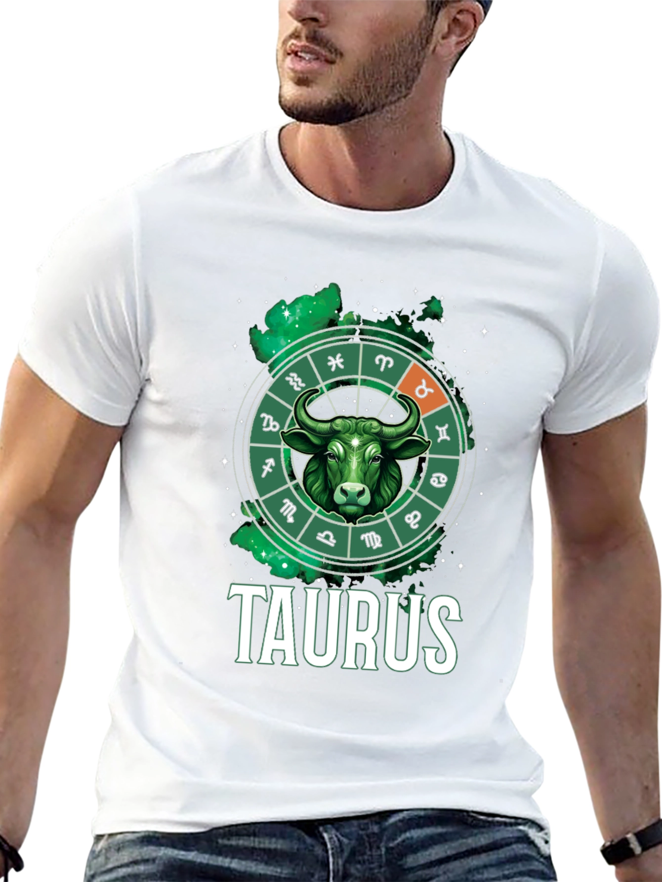 Taurus Zodiac Graphic Tee - Bull Sign T-Shirt