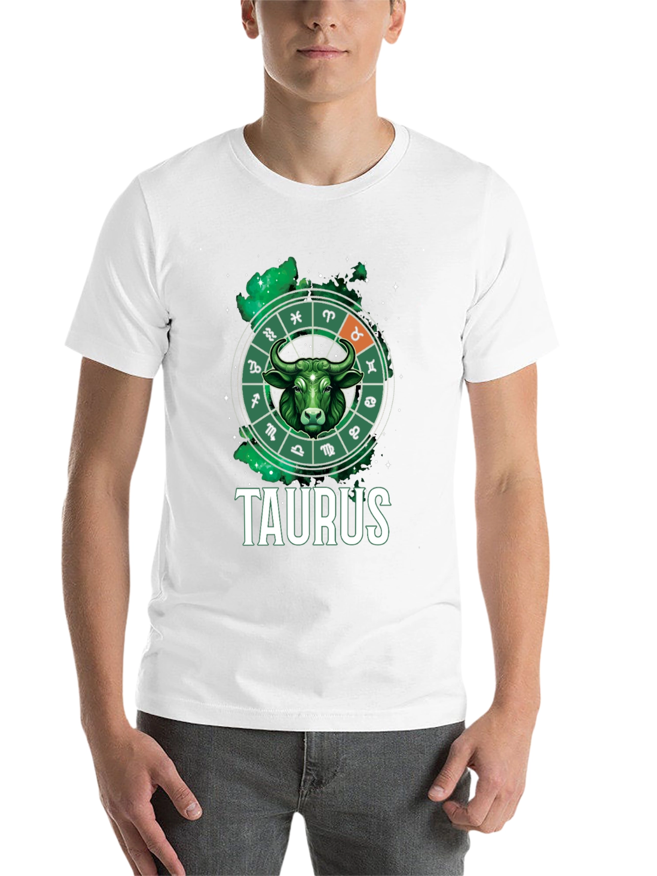 Taurus Zodiac Graphic Tee - Bull Sign T-Shirt