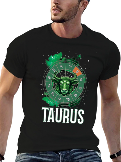 Taurus Zodiac Graphic Tee - Bull Sign T-Shirt