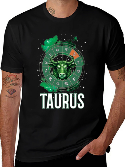 Taurus Zodiac Graphic Tee - Bull Sign T-Shirt